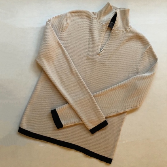 Relativity Front Zip Turtleneck Sweater - Picture 4 of 14